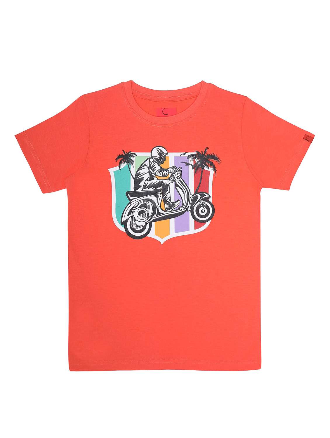 boys printed t-shirt & shorts casual wear set - 21944741 -  Standard Image - 1