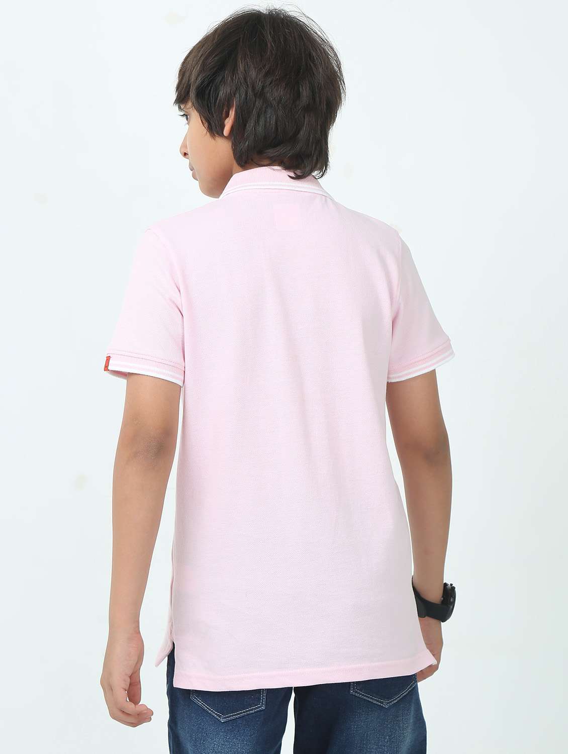 boys solid short sleeve polo t-shirt - 21944782 -  Standard Image - 4