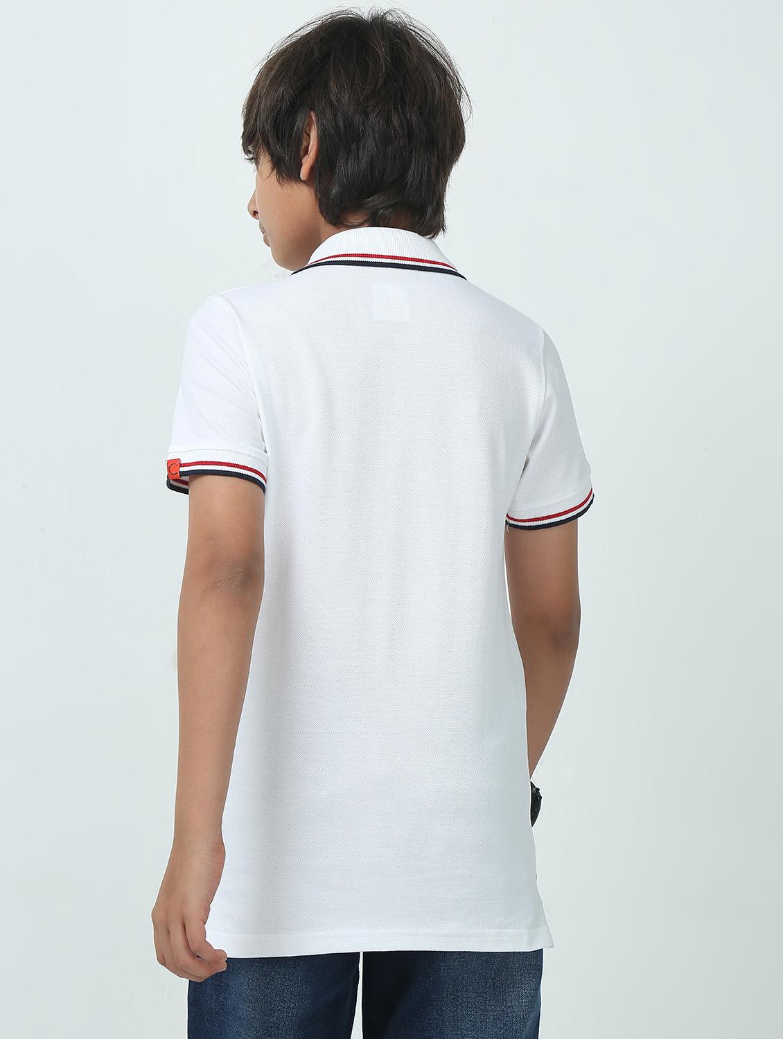 boys solid short sleeve polo t-shirt - 21944785 - Standard Image - 4