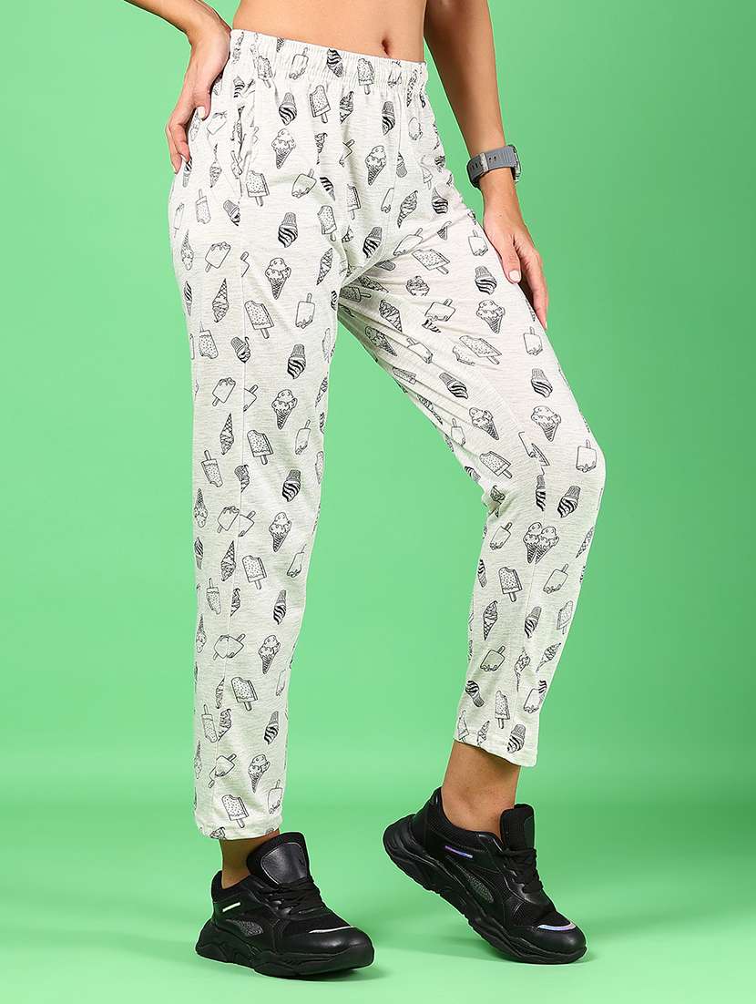 women printed mid rise pajama - 21944841 -  Standard Image - 1