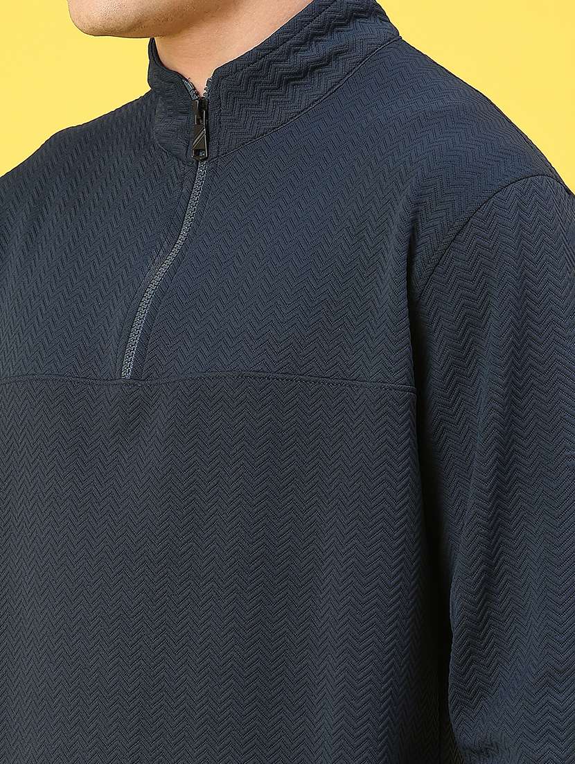 men solid long sleeve full length track suit - 21944995 -  Standard Image - 4