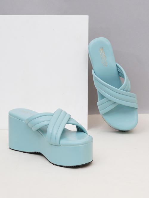 women solid slip on wedge - 21946410 - Standard Image - 0