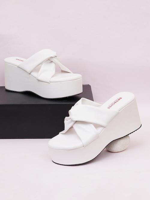 women solid slip on wedge - 21946412 -  Standard Image - 0