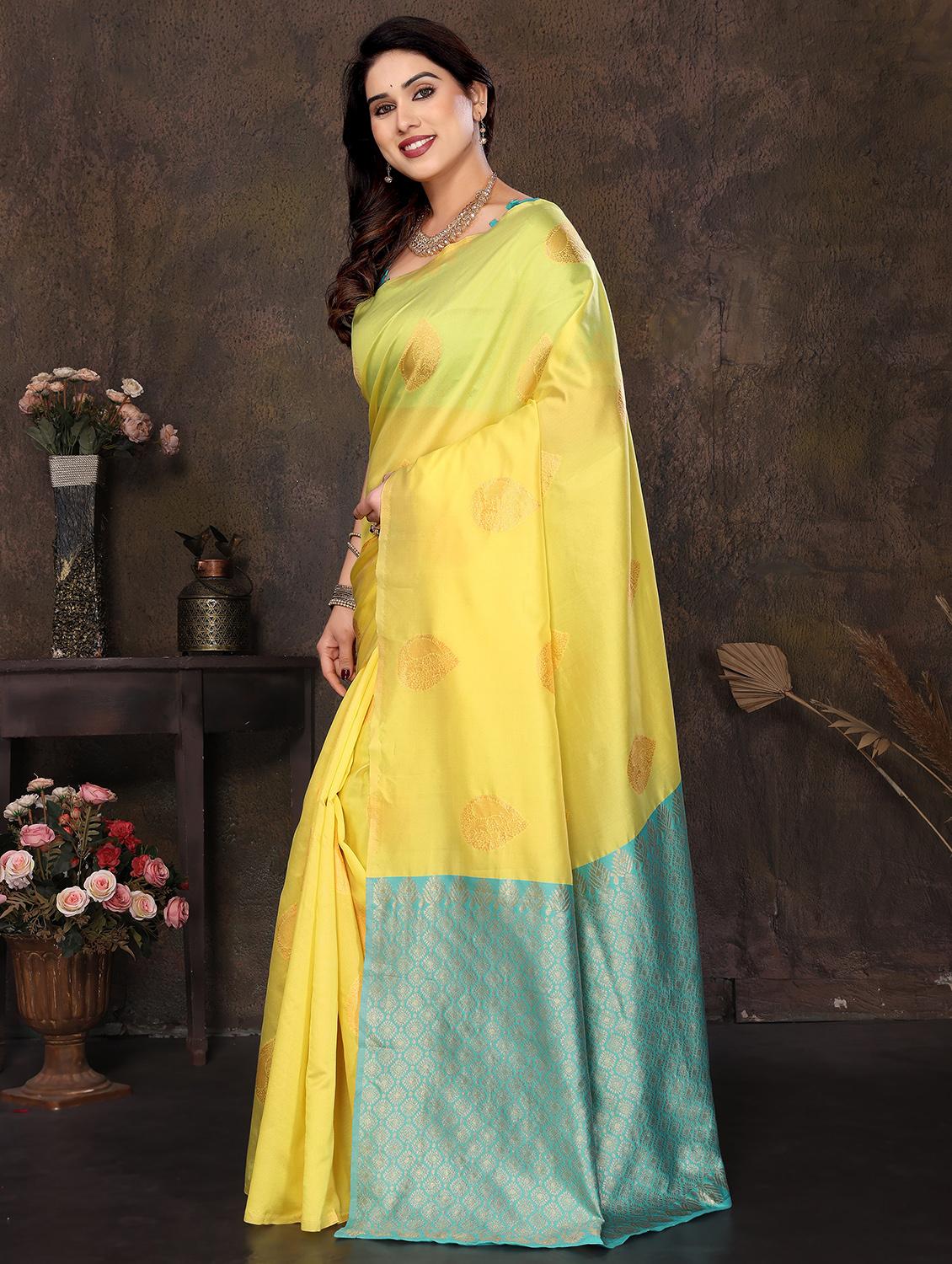 women self design banarasi saree with blouse - 21946728 - Standard Image - 1