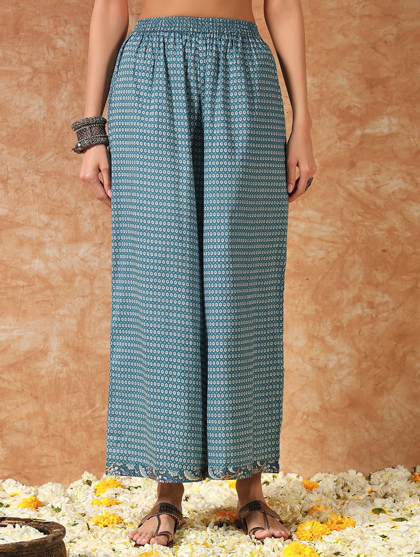 women floral printed sleeveless kurta palazzo with dupatta set - 21946742 - Standard Image - 4