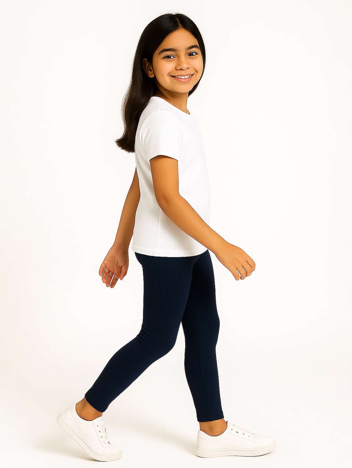 girls pack of 2 solid legging - 21946754 -  Standard Image - 4