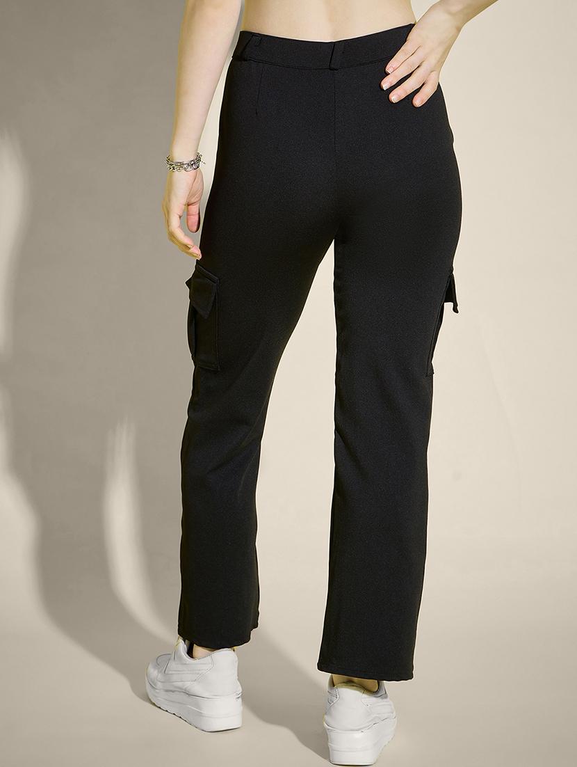 women pack of 2 solid mid rise cargo - 21946764 -  Standard Image - 1