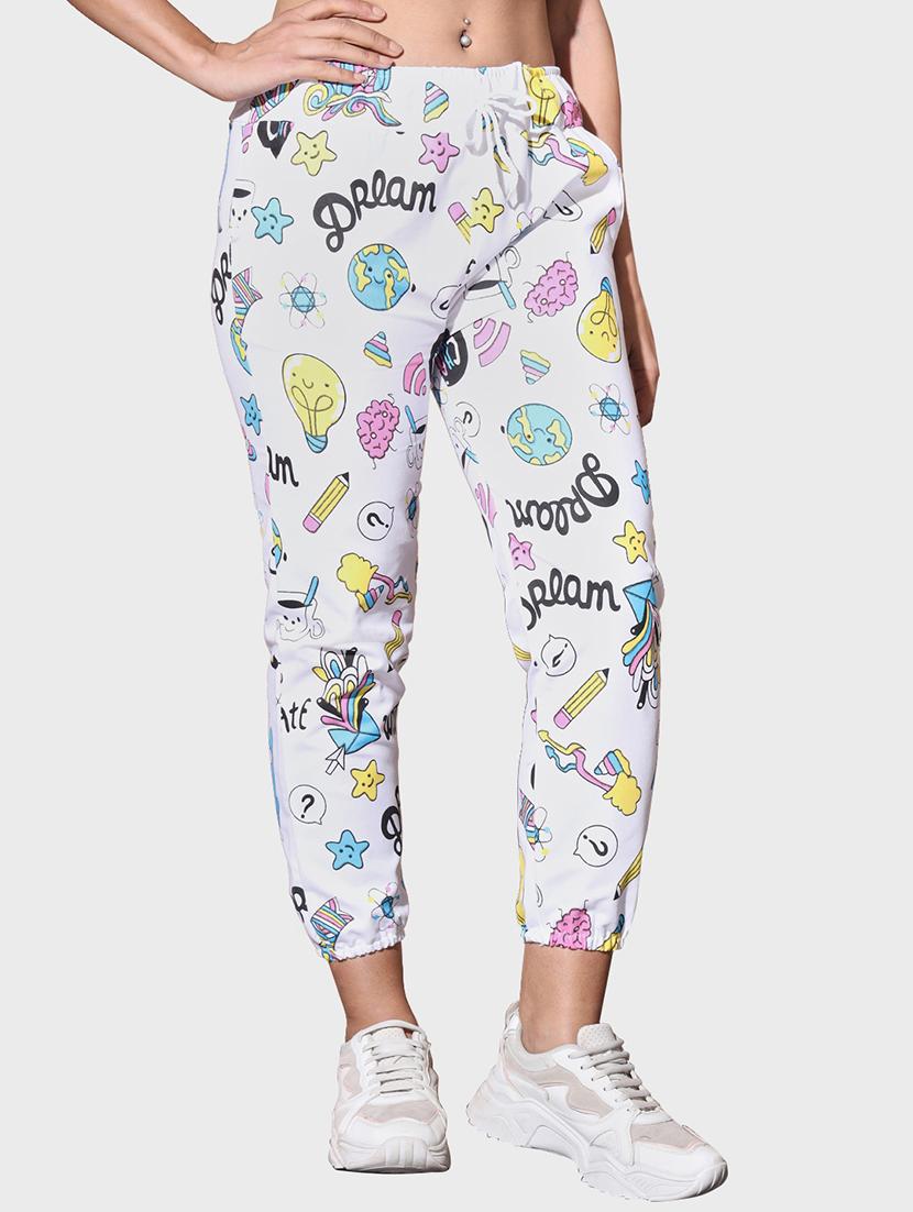 women printed mid rise jogger - 21946772 -  Standard Image - 1