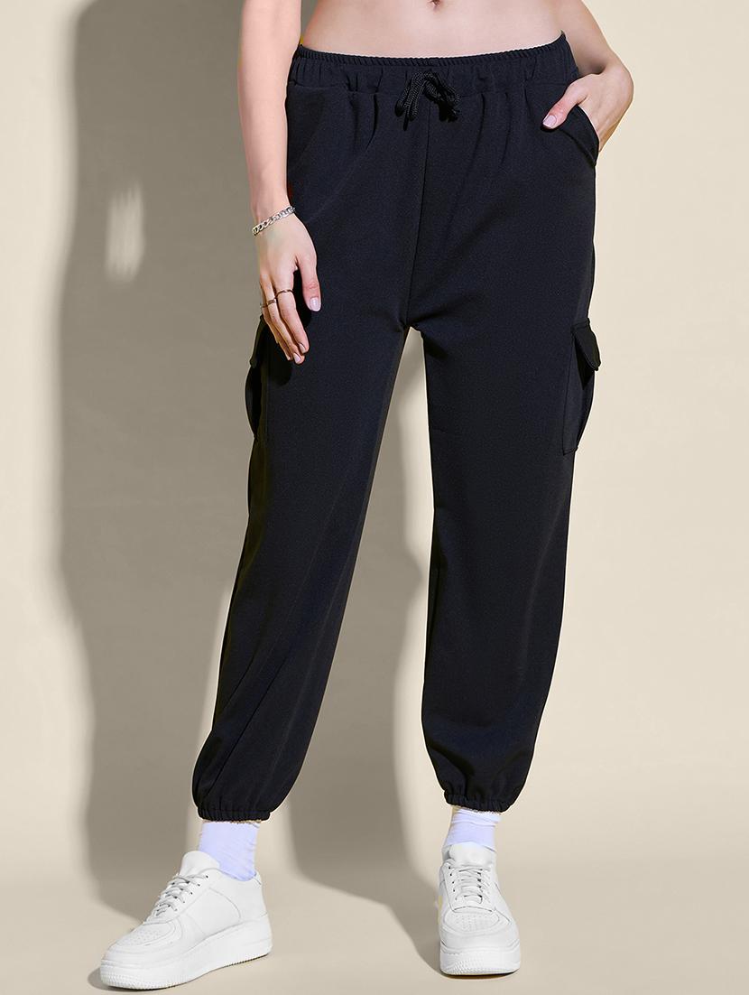 women pack of 2 solid mid rise cargo - 21946782 -  Standard Image - 1
