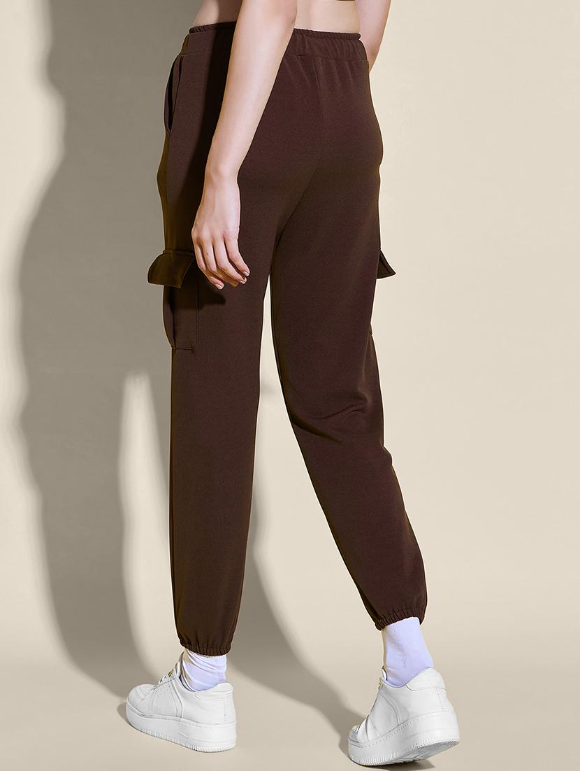 women pack of 2 solid mid rise cargo - 21946782 - Standard Image - 4