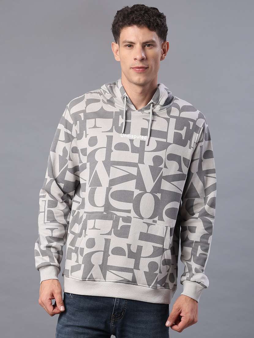 men printed long sleeve sweatshirt - 21946901 -  Standard Image - 1