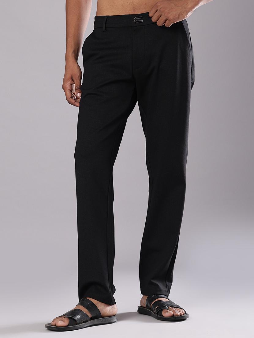 men solid mid rise staright fit chinos  - 21947153 -  Standard Image - 1