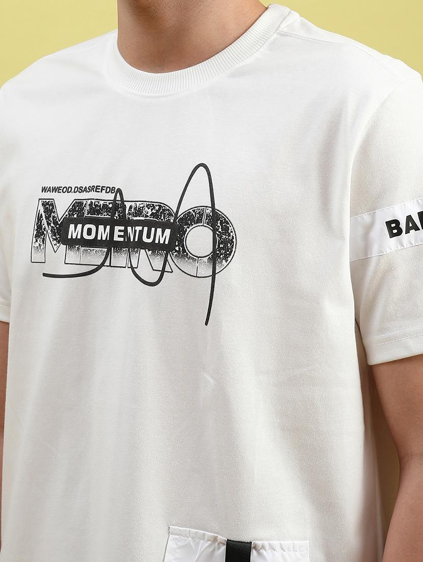 men placement print short sleeve regular fit t-shirt - 21947161 - Standard Image - 4