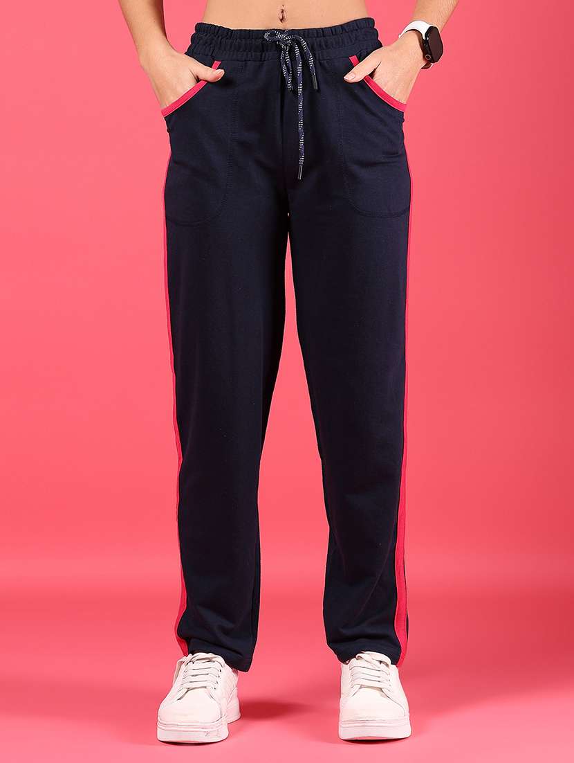 women tapered mid rise track pant - 21947416 -  Standard Image - 1