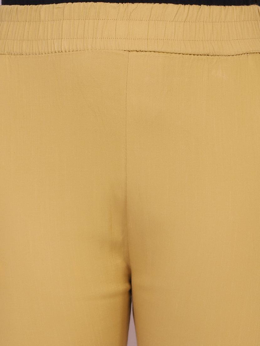 women solid mid rise ankle length tapered pant - 21947501 - Standard Image - 4
