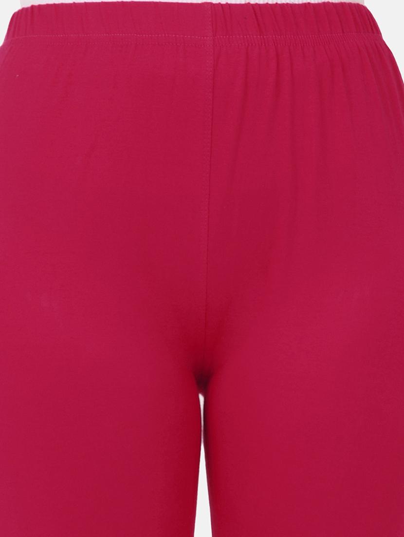 women solid mid rise ankle length legging - 21947505 - Standard Image - 4