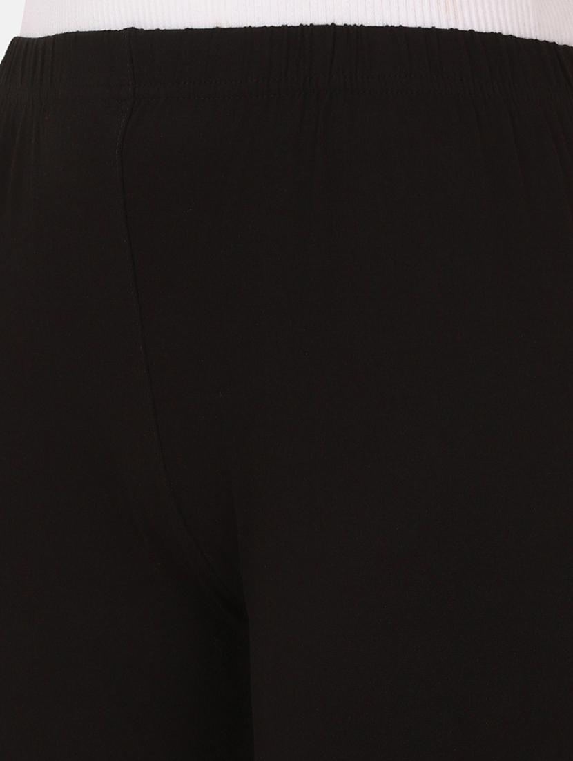 women solid mid rise ankle length legging - 21947506 - Standard Image - 4
