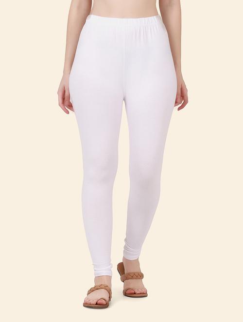 women solid mid rise ankle length legging - 21947510 - Standard Image - 0