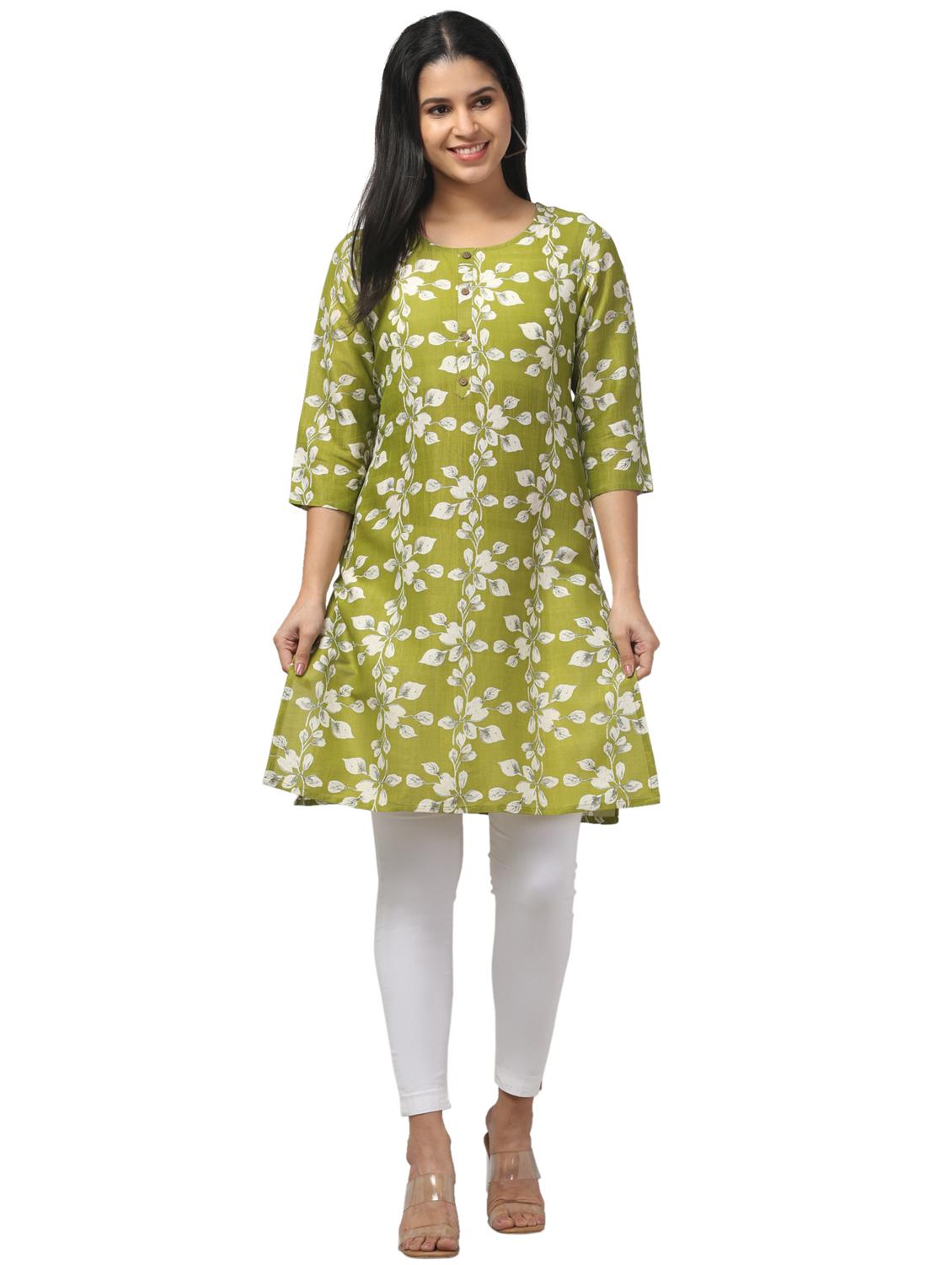 women three quarter sleeve straight kurta - 21947643 - Zoom Image - 0
