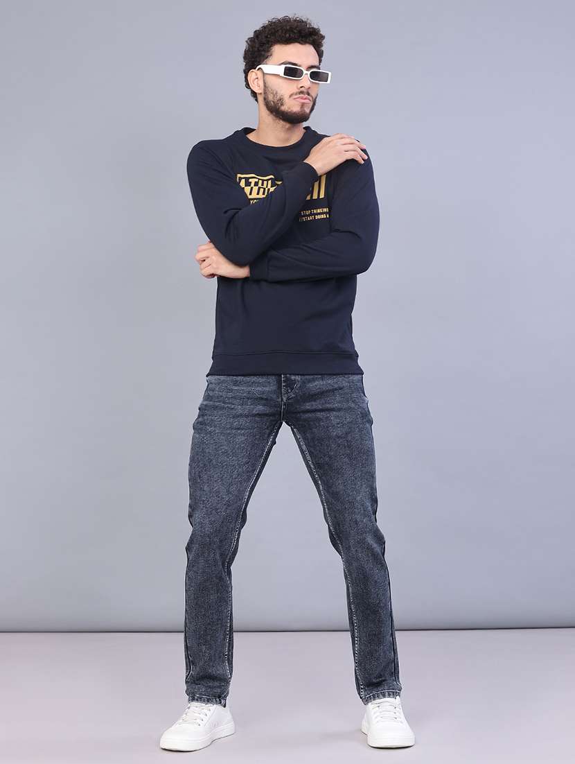 men printed long sleeve sweatshirt - 21947684 -  Standard Image - 4