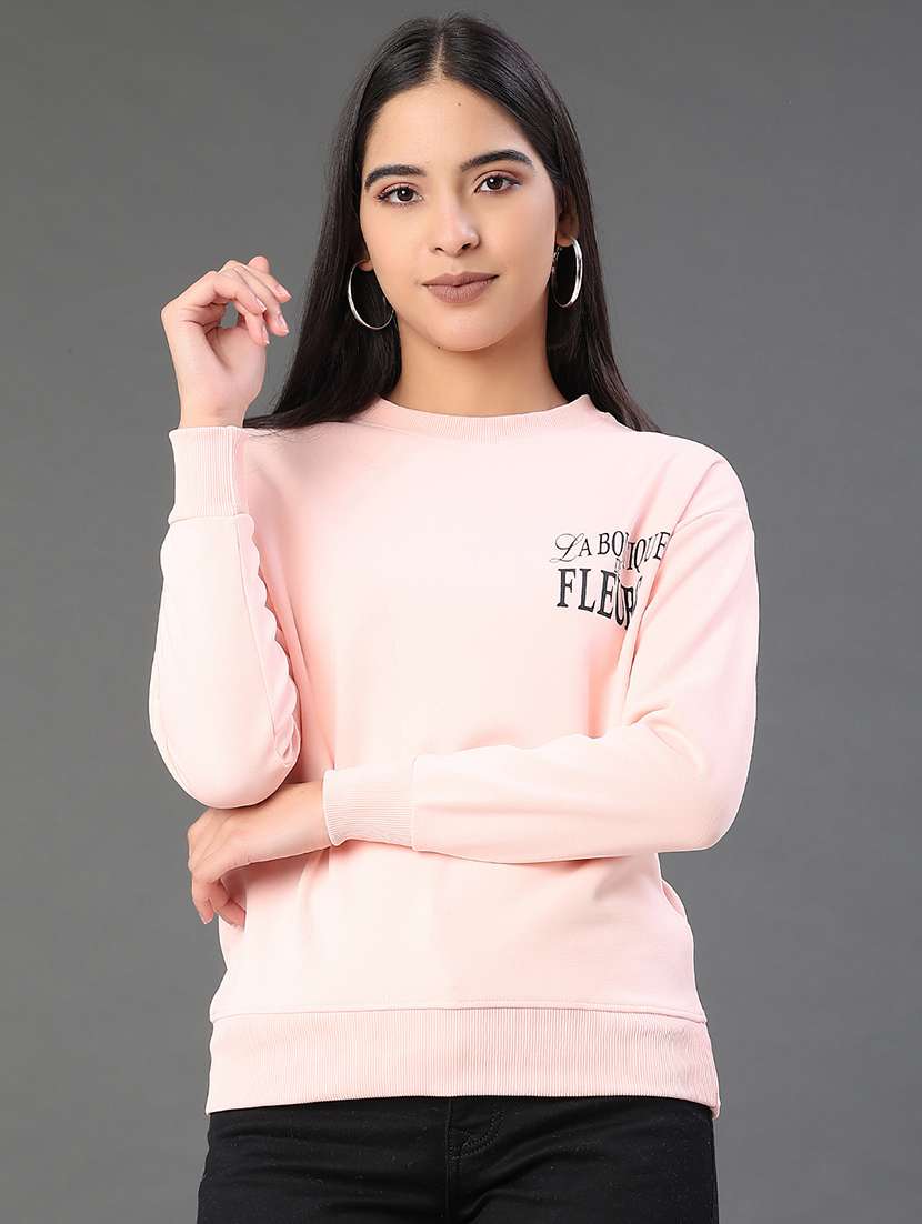 women printed long sleeve sweatshirt - 21947721 -  Standard Image - 1