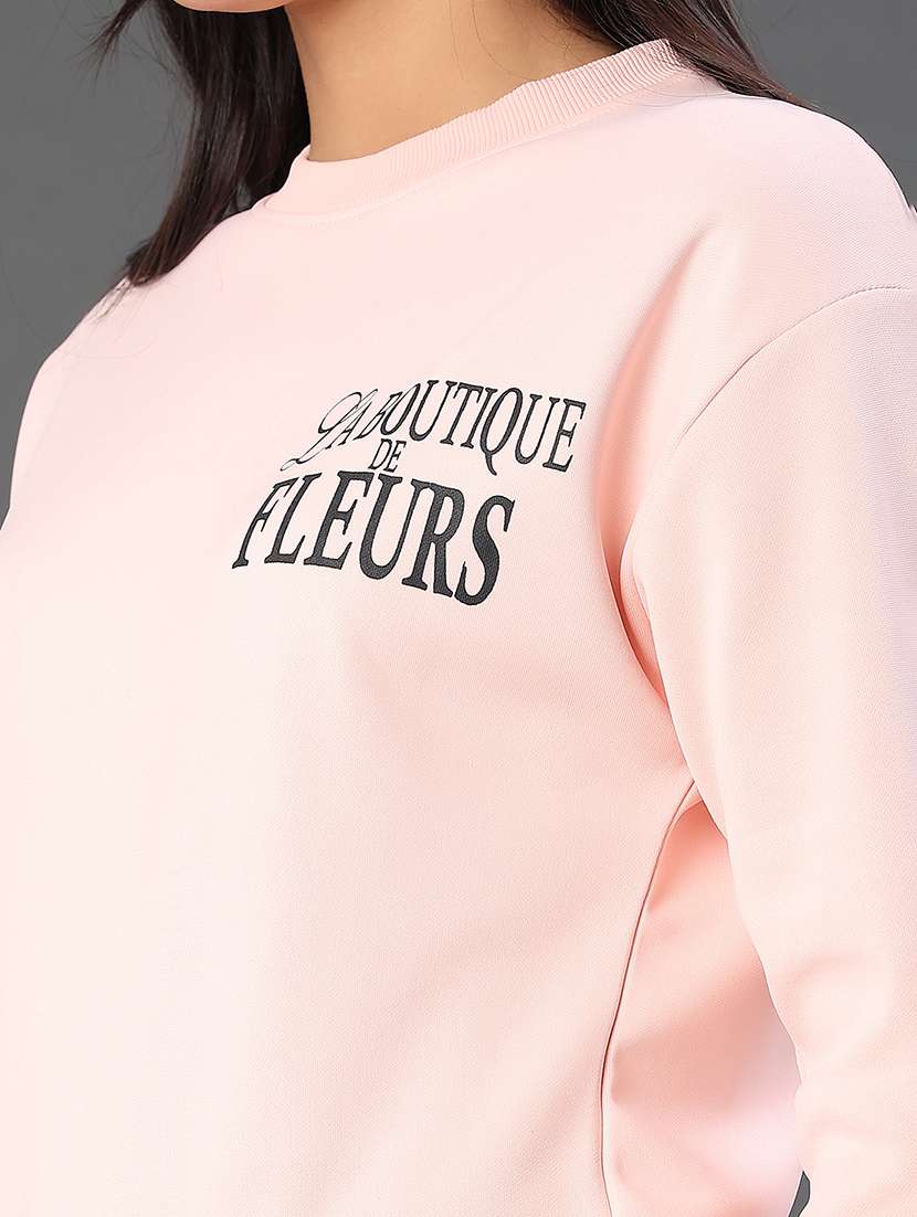 women printed long sleeve sweatshirt - 21947721 -  Standard Image - 4