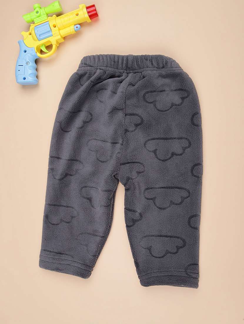 boys printed mid rise winterwear trouser - 21947800 -  Standard Image - 1