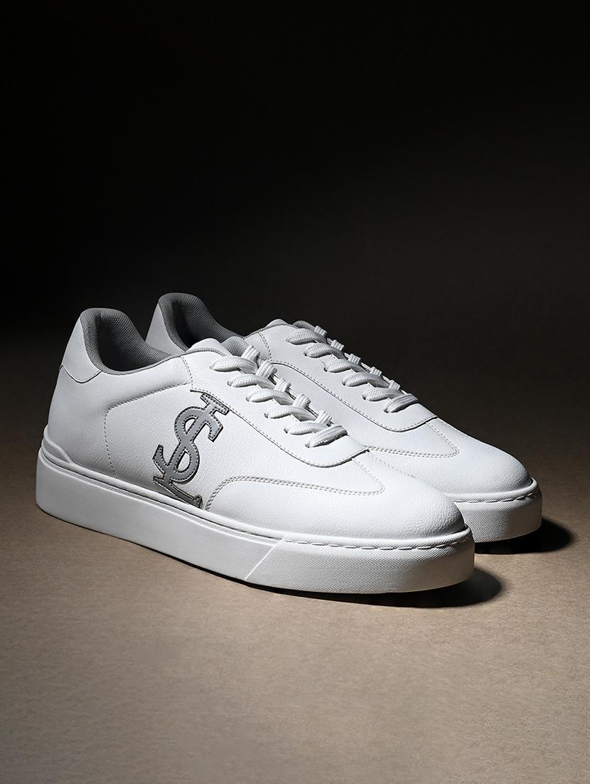 men white lace up sneaker - 21947977 - Standard Image - 1