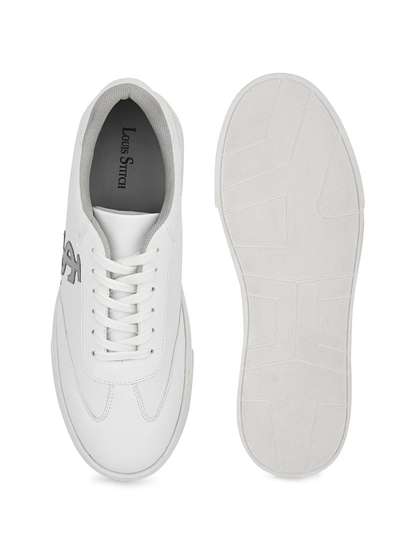 men white lace up sneaker - 21947977 - Standard Image - 4