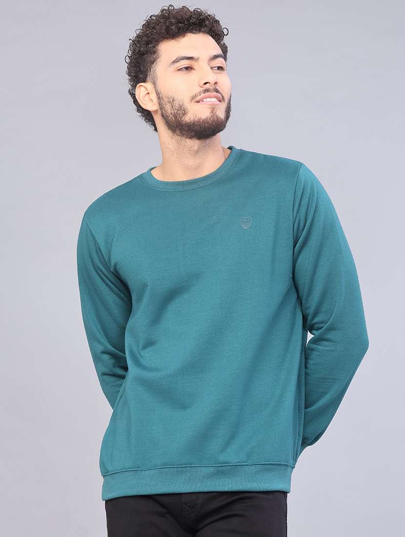 men solid long sleeve sweatshirt - 21948036 -  Standard Image - 1