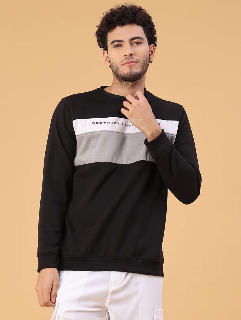 men printed long sleeve sweatshirt - 21948082 -  Standard Image - 1