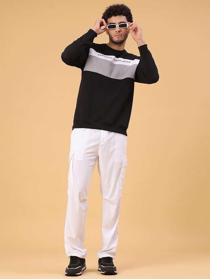 men printed long sleeve sweatshirt - 21948082 -  Standard Image - 4