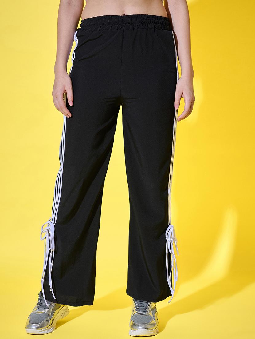 women tapered high rise track pant - 21948409 - Standard Image - 1