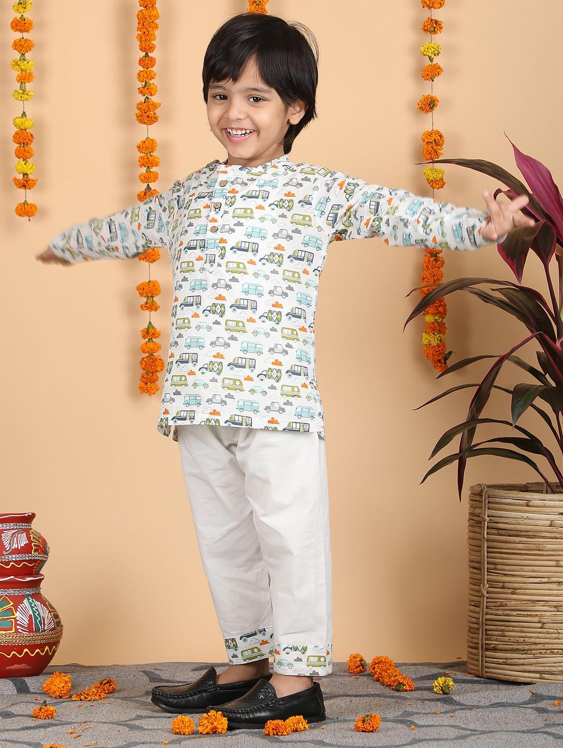 kids printed long sleeve pyjama set nightwear - 21948511 -  Standard Image - 1