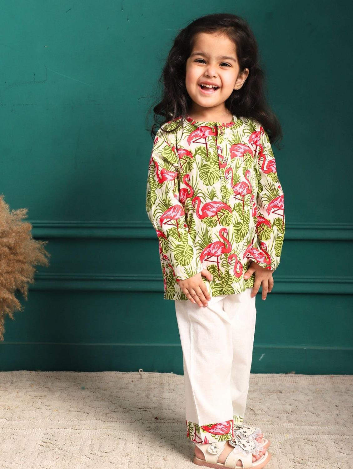 kids printed long sleeve pyjama set nightwear - 21948513 - Standard Image - 1