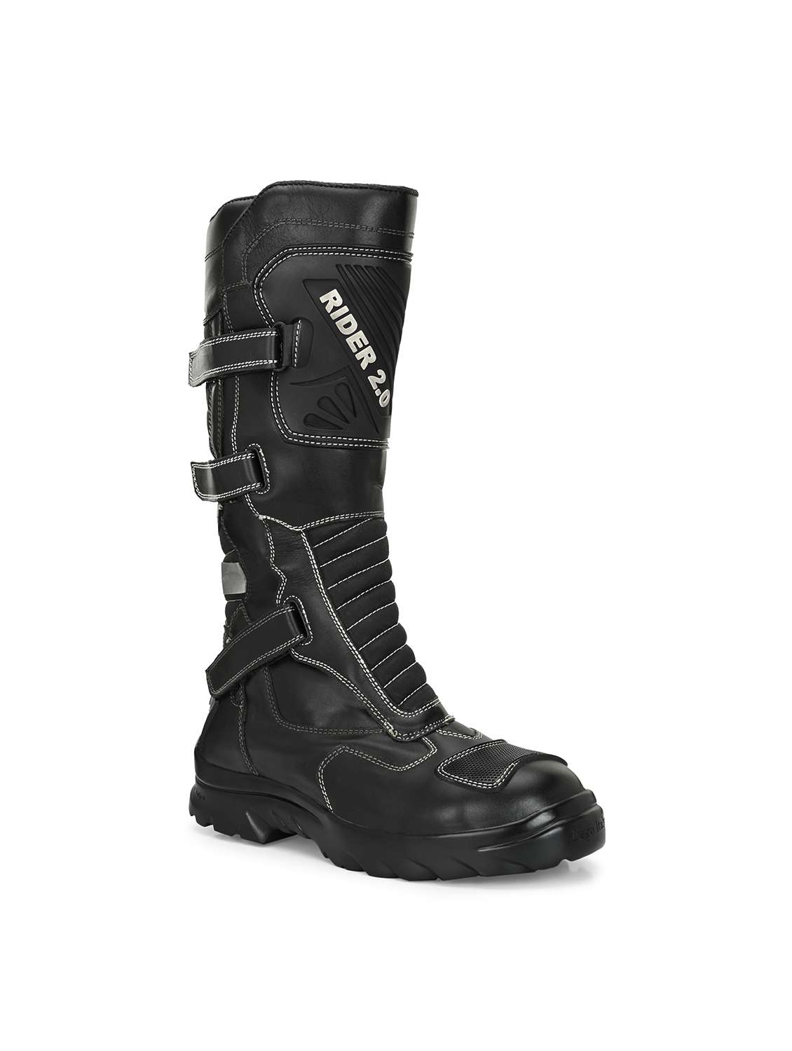 men black lace up calf boot - 21948559 -  Standard Image - 1