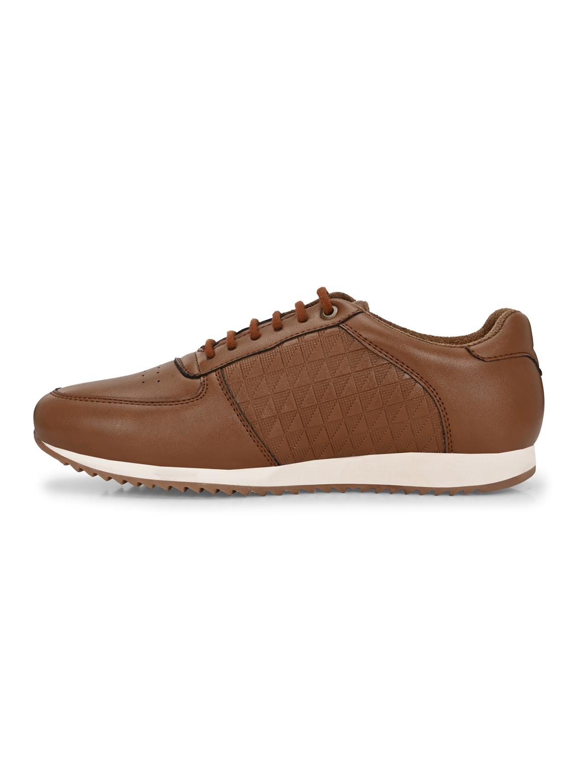 men brown lace up casual shoes - 21948562 - Standard Image - 4