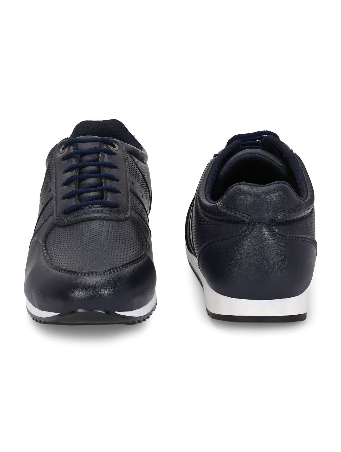 men textured lace up casual shoes - 21948566 -  Standard Image - 6