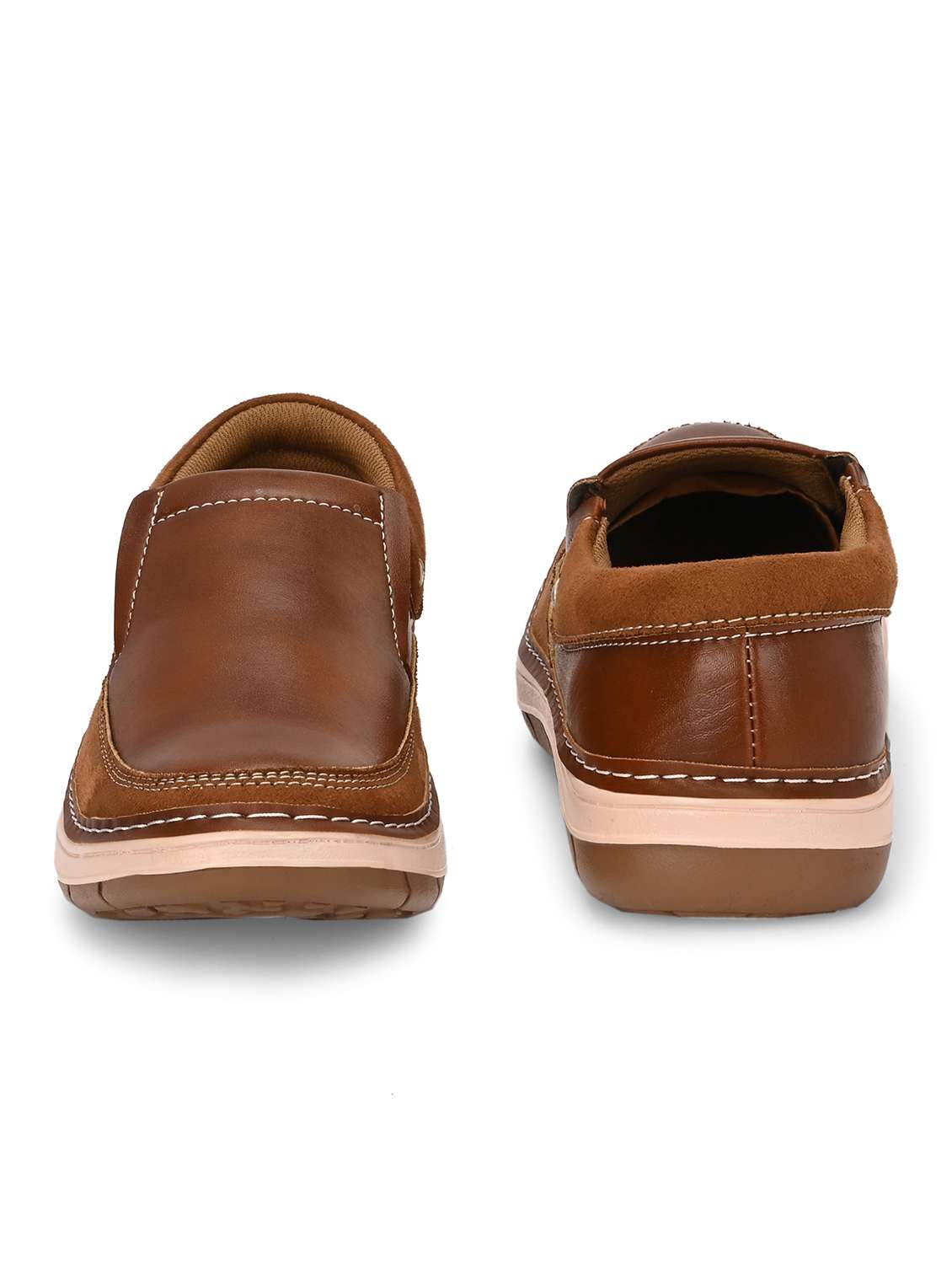 men tan solid boat shoe - 21948569 -  Standard Image - 6