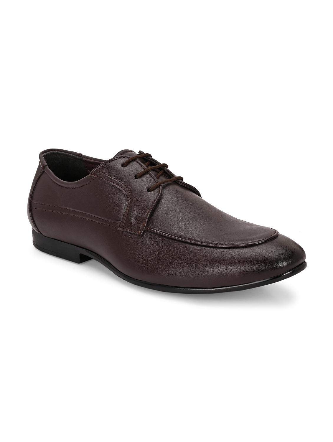 men brown lace-up derby - 21948587 - Standard Image - 1