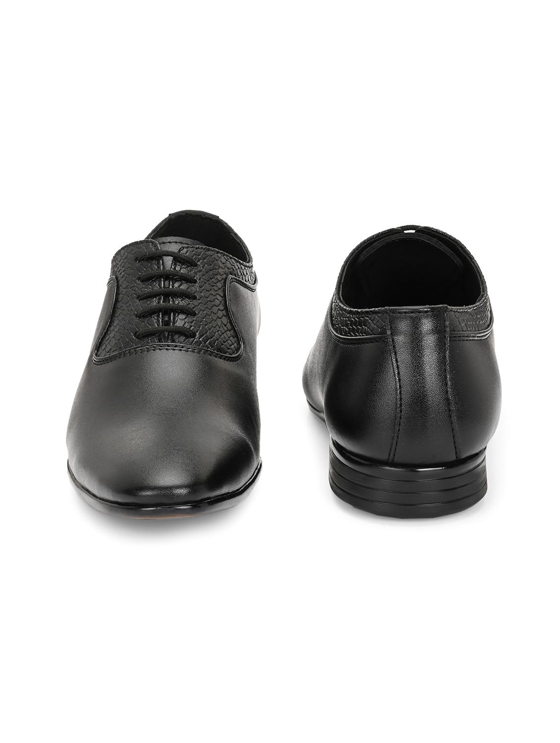 men black lace-up oxford - 21948591 - Standard Image - 4
