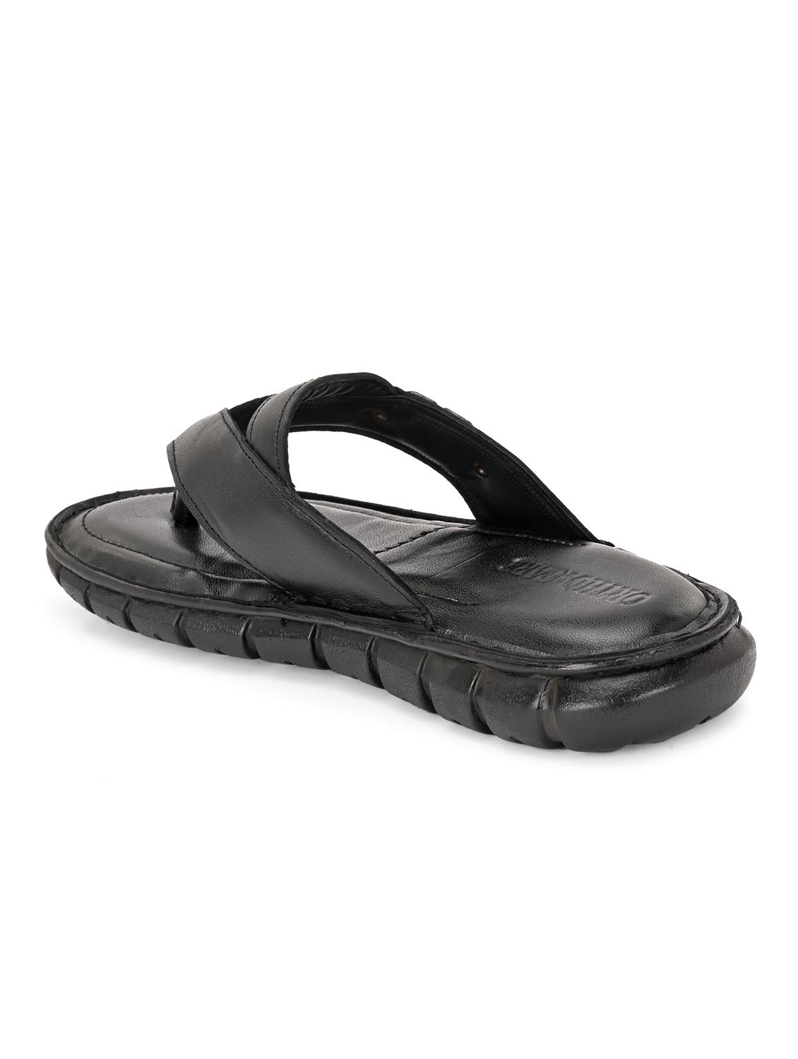 men black toe seperator sandal - 21948608 - Standard Image - 4