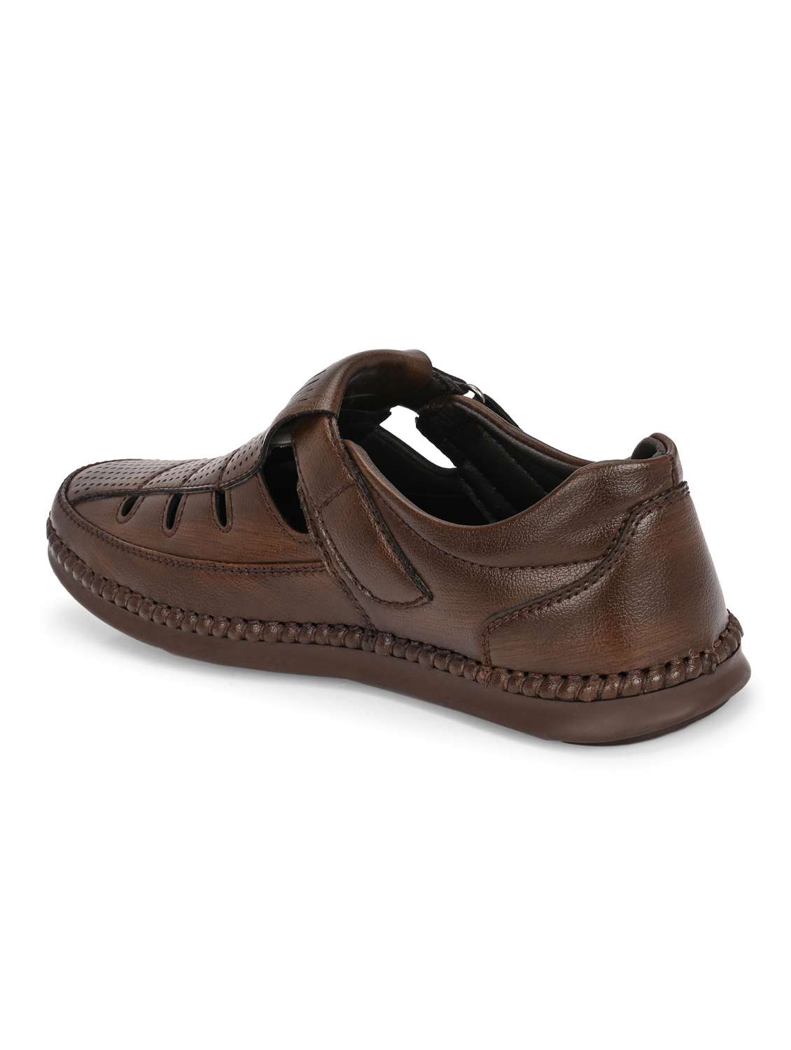 men brown fisherman sandal - 21948610 -  Standard Image - 4