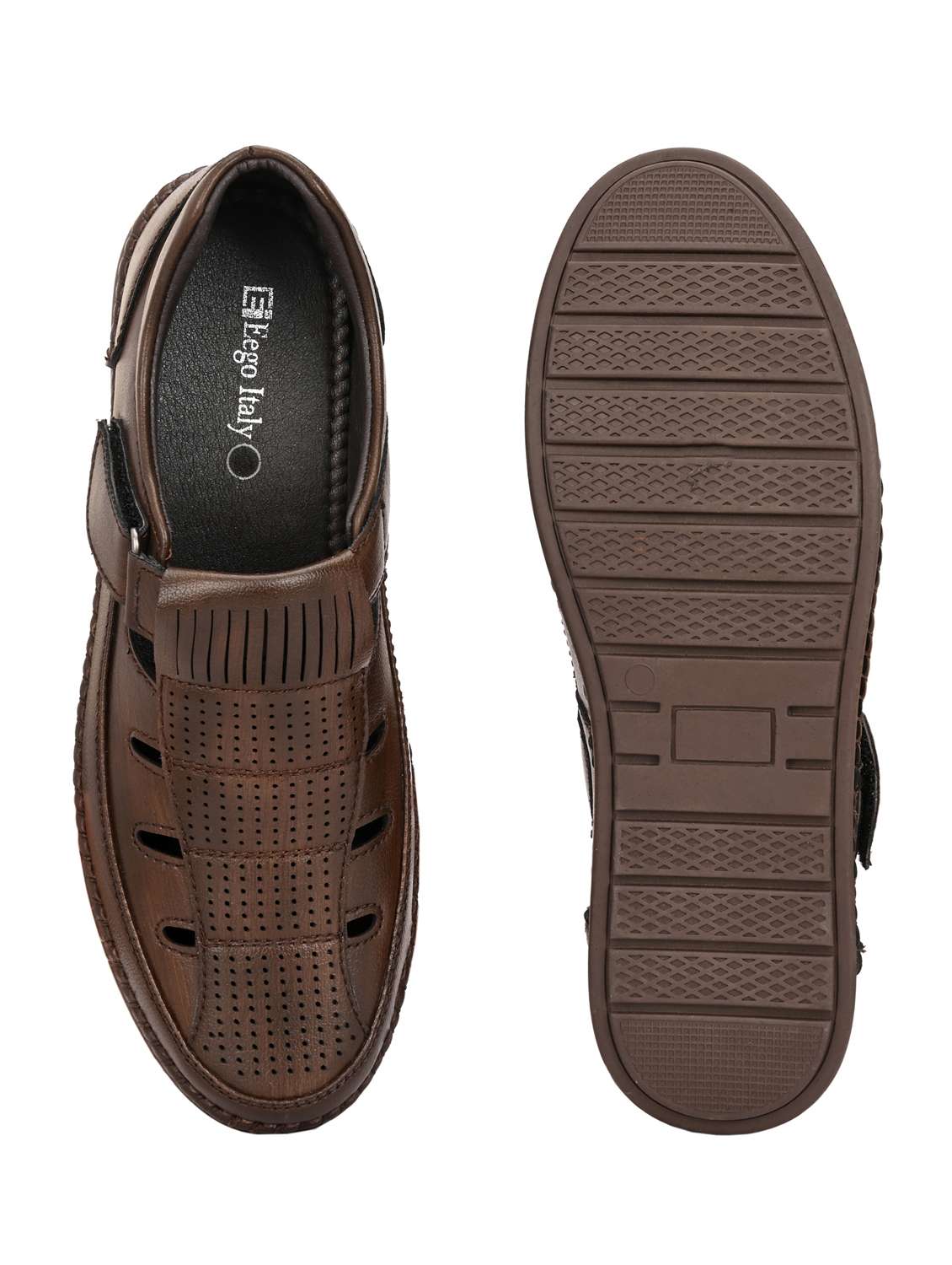 men brown fisherman sandal - 21948610 -  Standard Image - 6