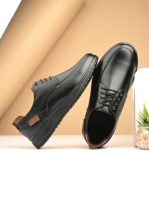 men black lace-up derby - 21948612 -  Standard Image - 0