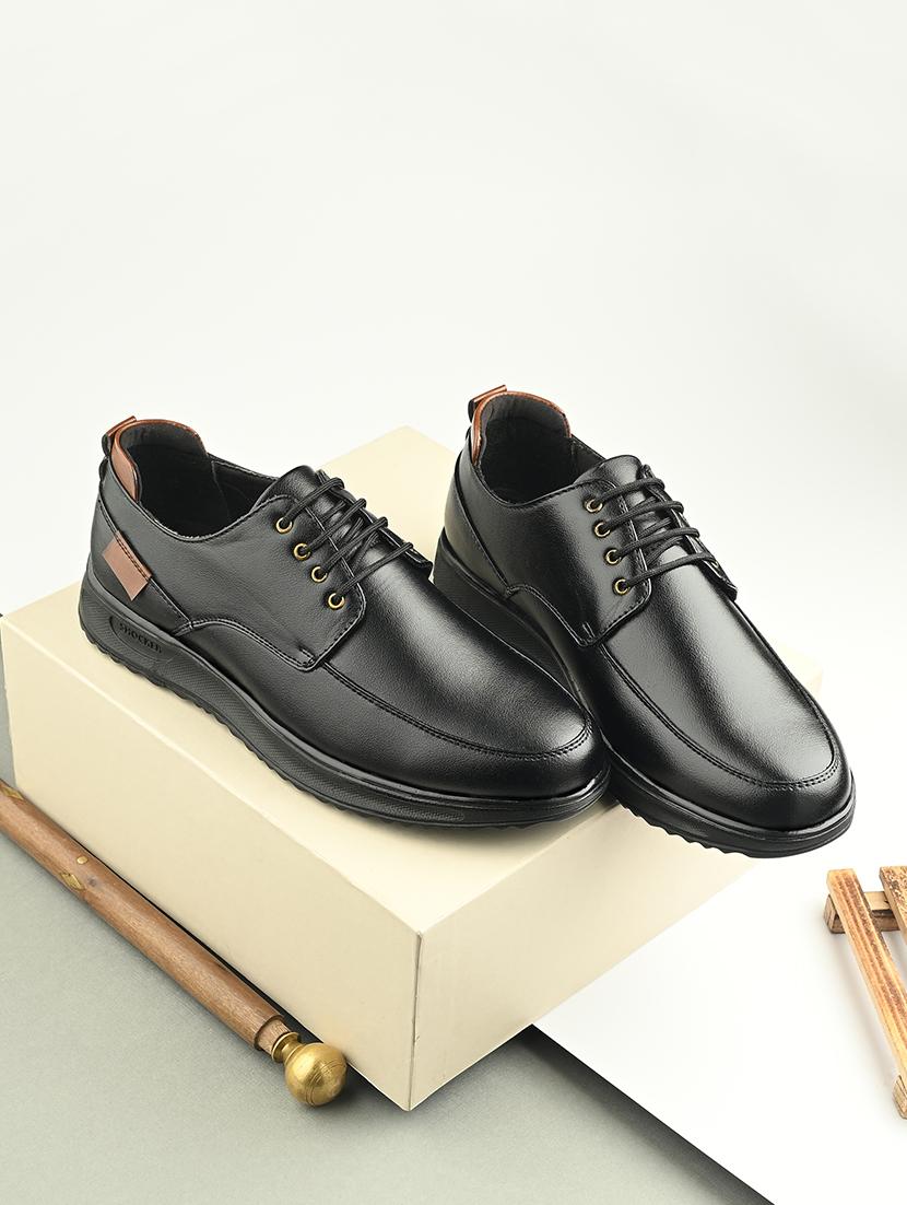 men black lace-up derby - 21948612 -  Standard Image - 1