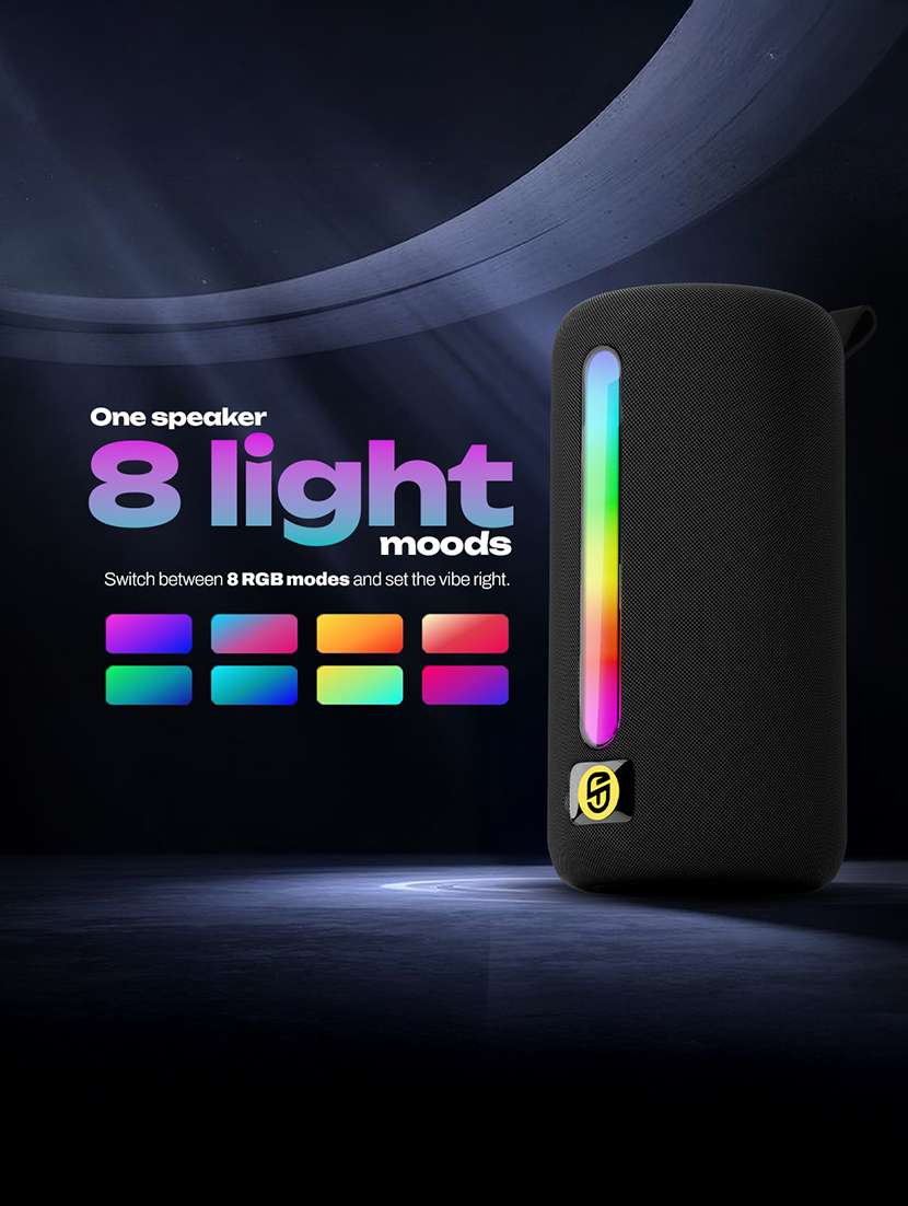 snapup stone max portable bluetooth speaker (slay black) - 21948653 -  Standard Image - 6