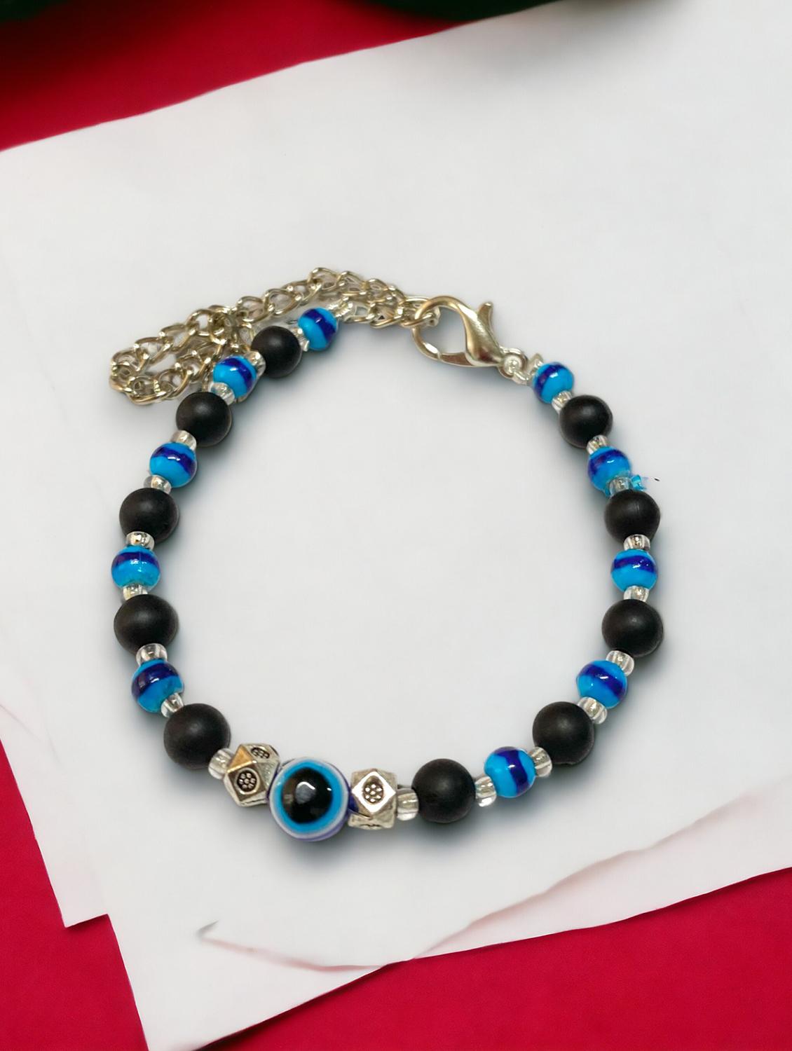 women pack of 2 beaded evil eye bracelet - 21949185 - Standard Image - 1