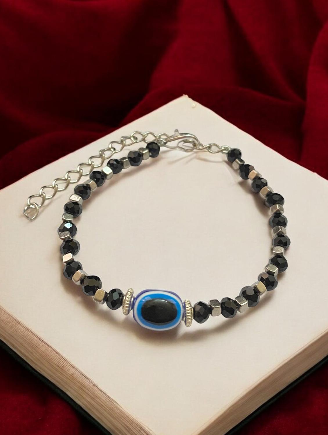 women pack of 2 beaded evil eye bracelet - 21949194 -  Standard Image - 1