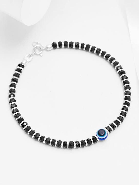 women pack of 2 beaded evil eye bracelet - 21949196 - Standard Image - 1